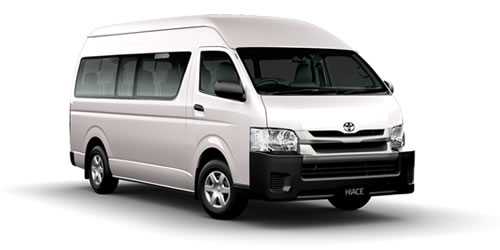 where to rent a toyota commuter bus